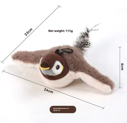Pájaro volador de juguete para gatos